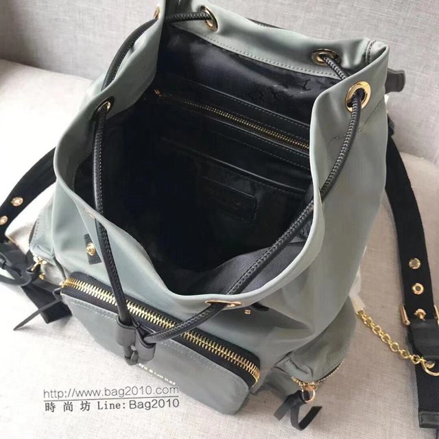 Burberry專櫃新款雙肩包 巴寶莉升級版Rucksack軍旅背包  db1103